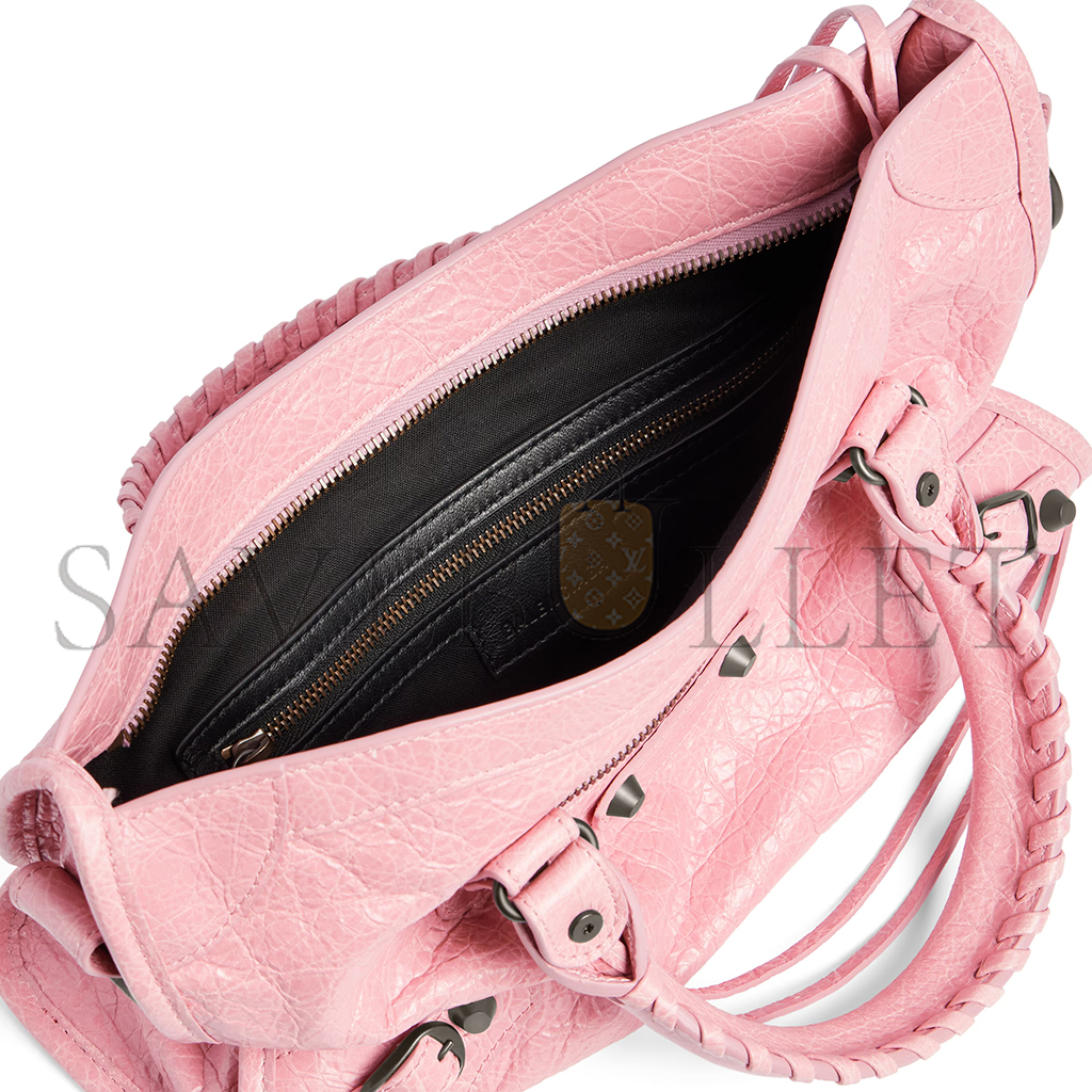 BALENCIAGA WOMEN'S LE CITY BAG SMALL IN VINTAGE PINK 8114422ABEK5826 (29.9*19.1*9.9cm) BALENCIAGA WOMEN'S LE CITY BAG SMALL IN VINTAGE PINK 8114422ABEK5826 (29.9*19.1*9.9cm)