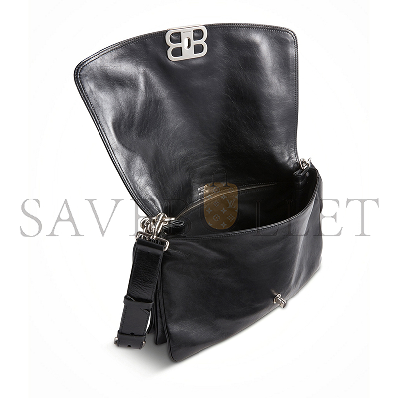 BALENCIAGA LARGE BB SOFT IN BLACK 7484882AAZ41000 (36*23.8*3cm)