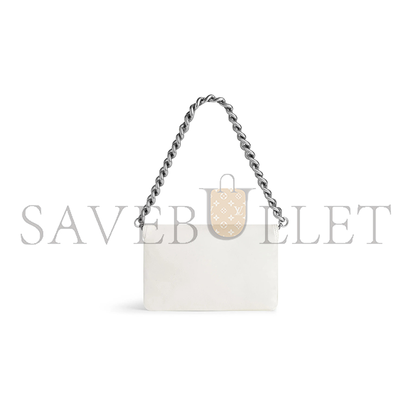 BALENCIAGA SMALL BB SOFT IN WHITE 7485982AAIY9001 (26*25*3cm)