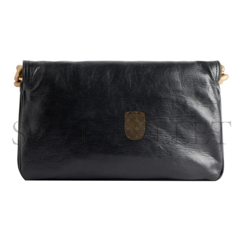 BALENCIAGA SMALL BB SOFT IN BLACK 7485982AAIZ1000 (26*25*3cm)