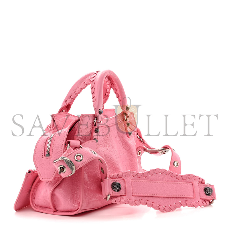 BALENCIAGA SMALL NEO CAGOLE CITY IN PINK 700940210D06904 (25.9*17.8*11.4cm)