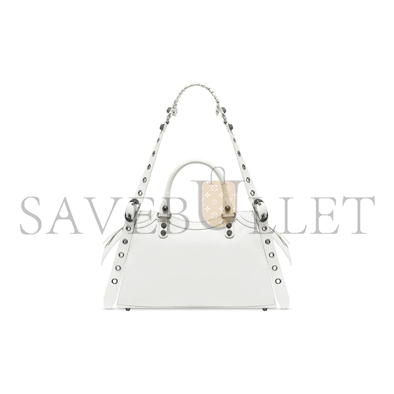 BALENCIAGA NEO CAGOLE CITY IN WHITE 736046210B09104 (33*21*13.5cm)