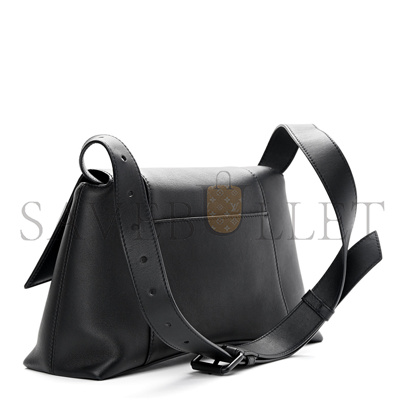 BALENCIAGA DOWN TOWN SHOULDER BAG IN BLACK 7364732AABZ1000 (30*17.3*9.9cm)