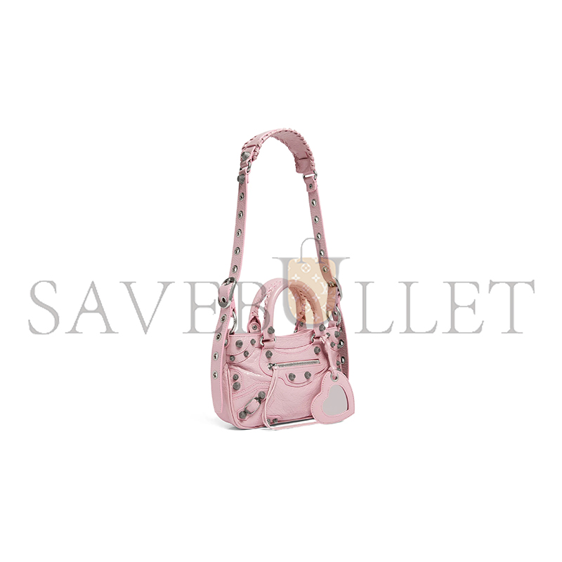 BALENCIAGA NEO CAGOLE SHOULDER BAG IN LIGHT PINK 7515231VG9Y6904 (29.2*23.8*5cm)