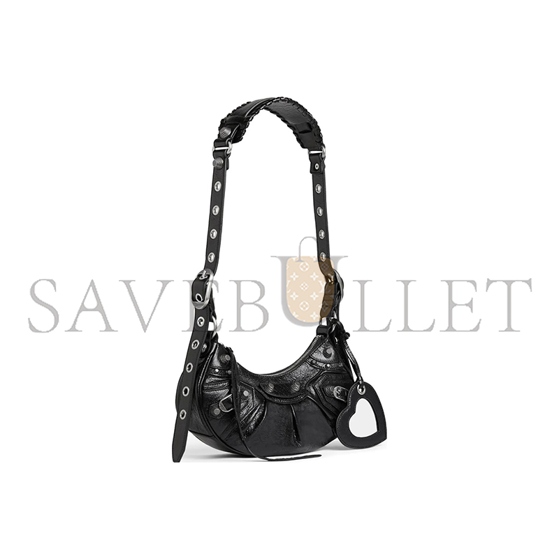BALENCIAGA WOMEN'S LE CAGOLE SHOULDER BAG XS IN BLACK 6713091VG9Y1000 (25.9*16*9.9cm)