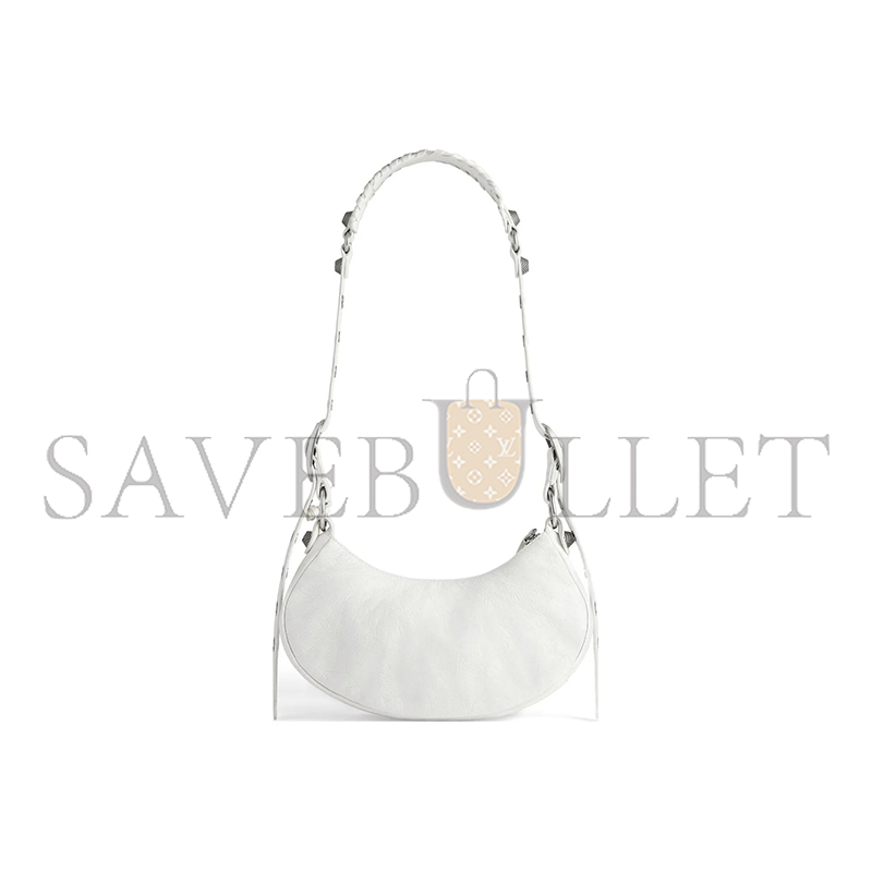 BALENCIAGA WOMEN'S LE CAGOLE SHOULDER BAG XS IN WHITE 6713091VG9Y9104 (25.9*16*9.9cm)