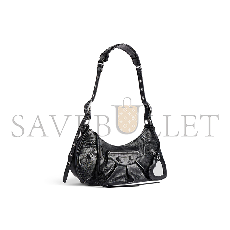 BALENCIAGA WOMEN'S LE CAGOLE SHOULDER BAG SMALL IN BLACK 6713071VG9Y1000 (33*16*8.4cm) BALENCIAGA WOMEN'S LE CAGOLE SHOULDER BAG SMALL IN BLACK 6713071VG9Y1000 (33*16*8.4cm)