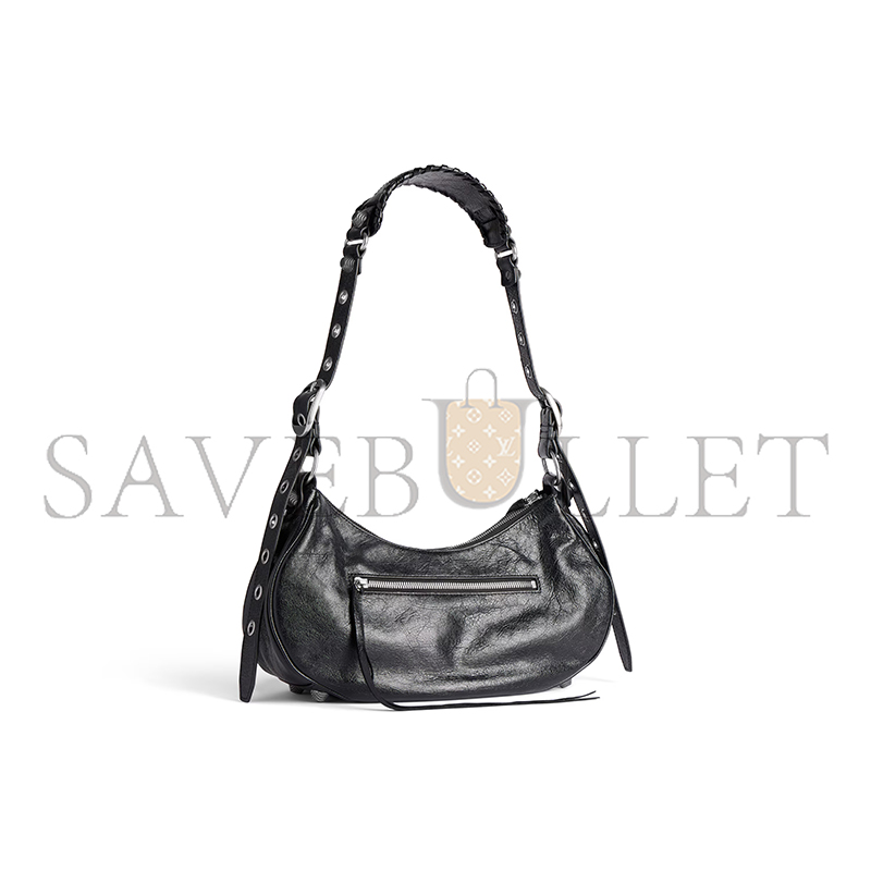 BALENCIAGA WOMEN'S LE CAGOLE SHOULDER BAG SMALL IN BLACK 6713071VG9Y1000 (33*16*8.4cm) BALENCIAGA WOMEN'S LE CAGOLE SHOULDER BAG SMALL IN BLACK 6713071VG9Y1000 (33*16*8.4cm)