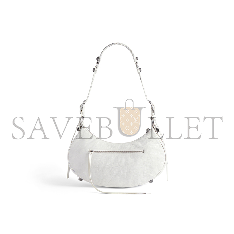 BALENCIAGA WOMEN'S LE CAGOLE SHOULDER BAG SMALL IN WHITE 6713071VG9Y9104 (33*16*8.4cm) BALENCIAGA WOMEN'S LE CAGOLE SHOULDER BAG SMALL IN WHITE 6713071VG9Y9104 (33*16*8.4cm)
