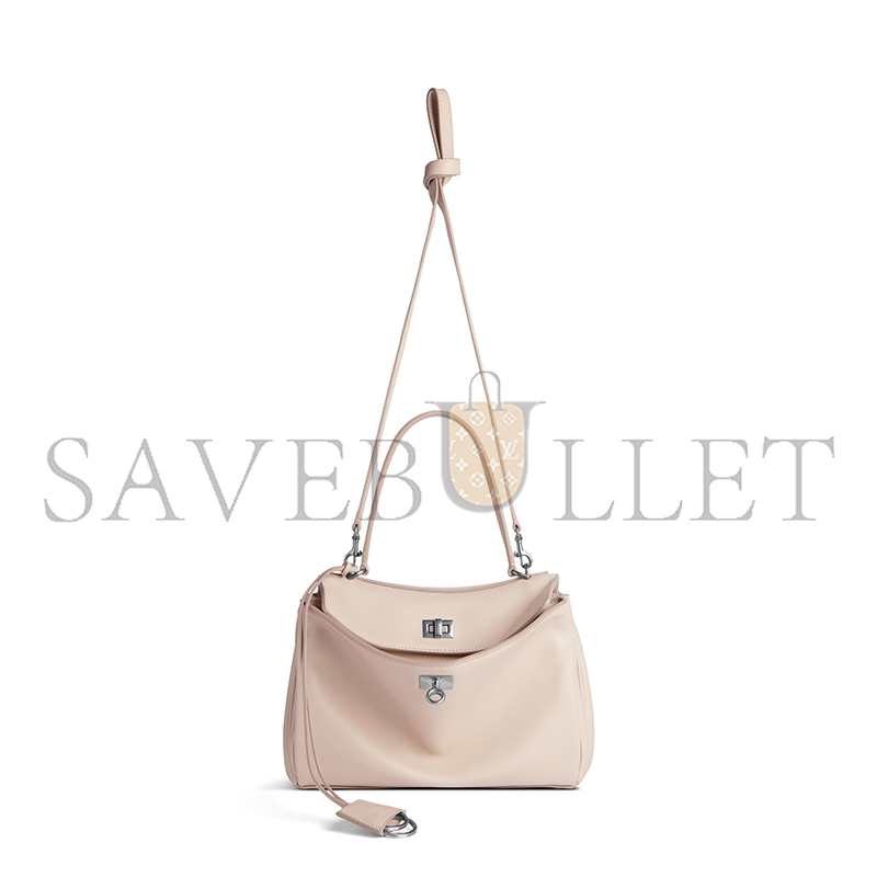 BALENCIAGA WOMEN'S RODEO HANDBAG SMALL IN ALMOND 7897792AA4U2910 (28.9*20*9.9cm) BALENCIAGA WOMEN'S RODEO HANDBAG SMALL IN ALMOND 7897792AA4U2910 (28.9*20*9.9cm)