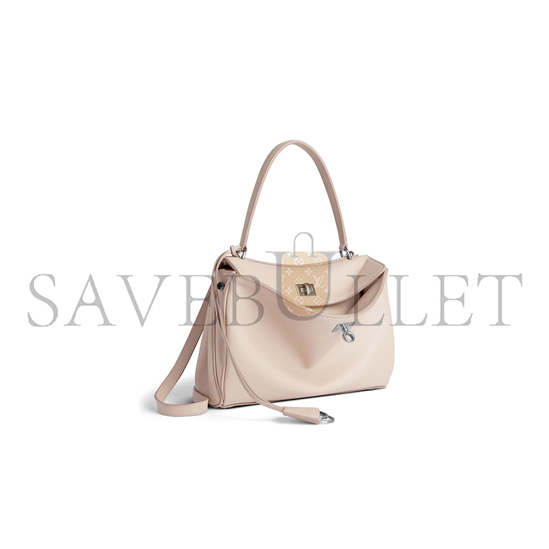 BALENCIAGA WOMEN'S RODEO HANDBAG SMALL IN ALMOND 7897792AA4U2910 (28.9*20*9.9cm) BALENCIAGA WOMEN'S RODEO HANDBAG SMALL IN ALMOND 7897792AA4U2910 (28.9*20*9.9cm)