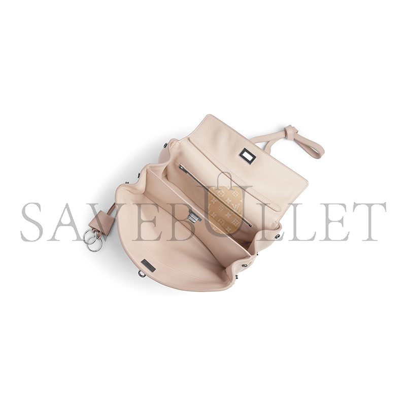 BALENCIAGA WOMEN'S RODEO HANDBAG SMALL IN ALMOND 7897792AA4U2910 (28.9*20*9.9cm) BALENCIAGA WOMEN'S RODEO HANDBAG SMALL IN ALMOND 7897792AA4U2910 (28.9*20*9.9cm)
