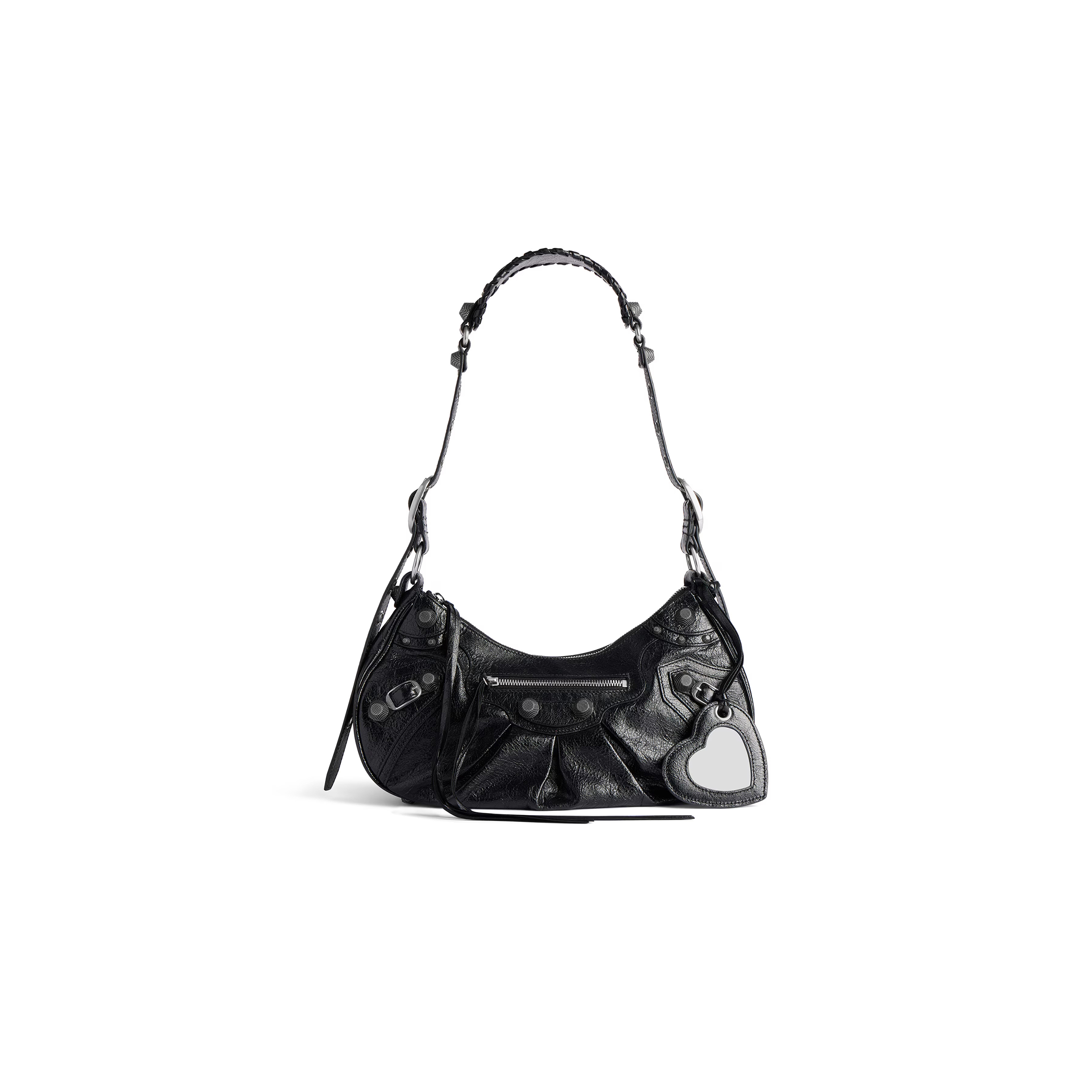 BALENCIAGA WOMEN'S LE CAGOLE SHOULDER BAG SMALL IN BLACK 6713071VG9Y1000 (33*16*8.4cm)