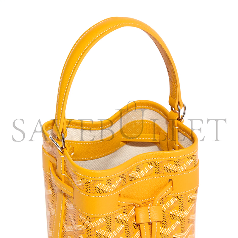 GOYARD PETIT FLOT MINI BUCKET BAG PEFLOTMINTY08CL08P (17.5*12*10cm)