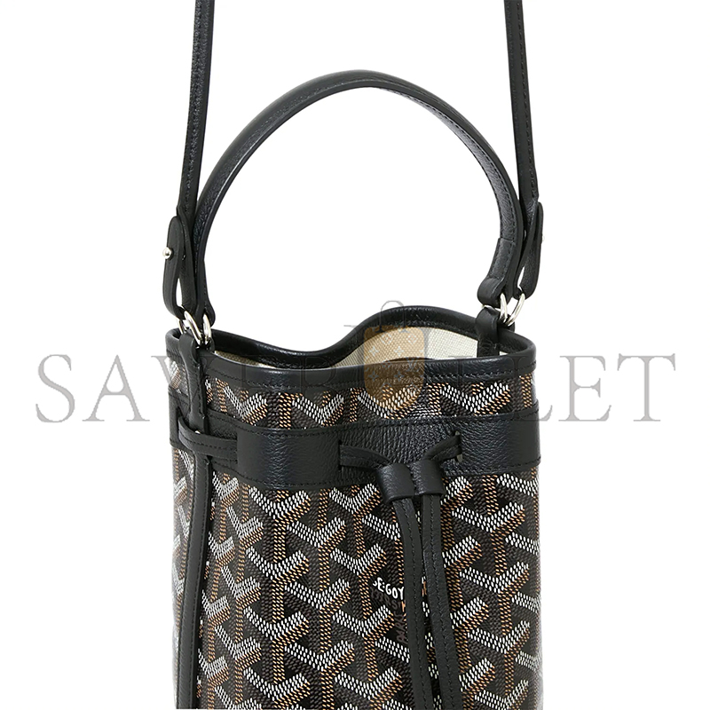 GOYARD PETIT FLOT MINI BUCKET BAG PEFLOTMINTY01CL01P (17.5*12*10cm)