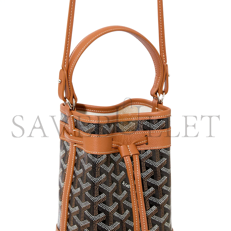 GOYARD PETIT FLOT MINI BUCKET BAG PEFLOTMINTY01CL03P (17.5*12*10cm)