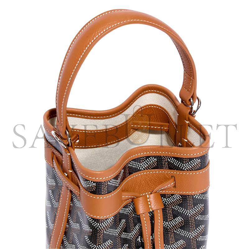 GOYARD PETIT FLOT MINI BUCKET BAG PEFLOTMINTY01CL03P (17.5*12*10cm)