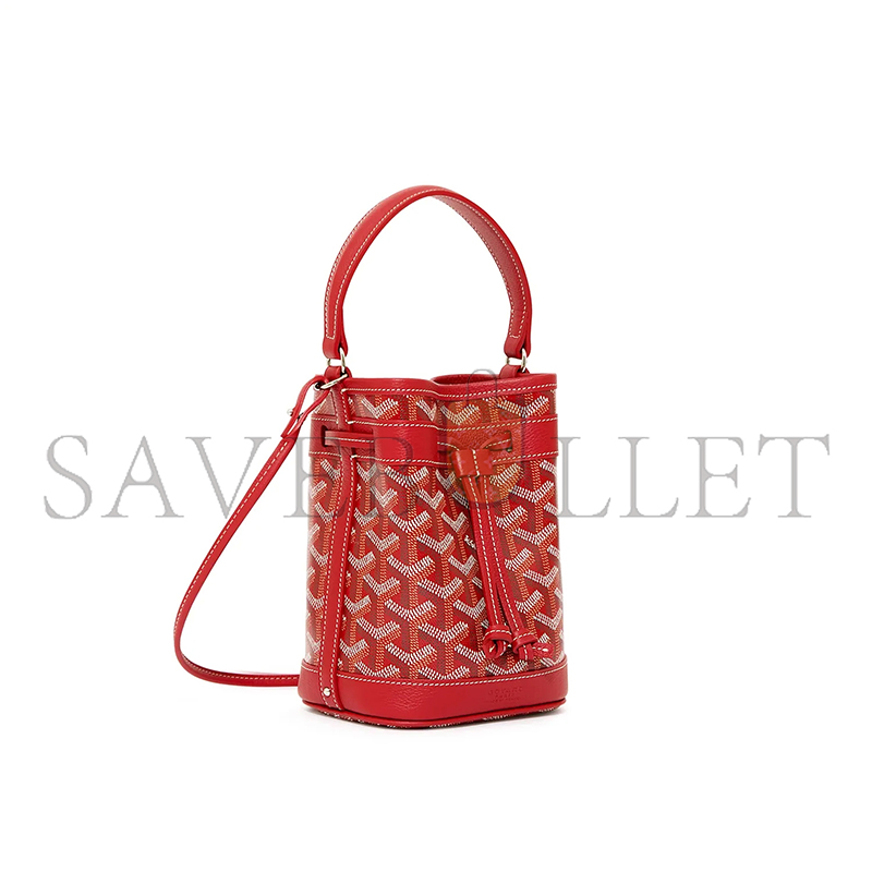 GOYARD PETIT FLOT MINI BUCKET BAG PEFLOTMINTY02CL02P (17.5*12*10cm)