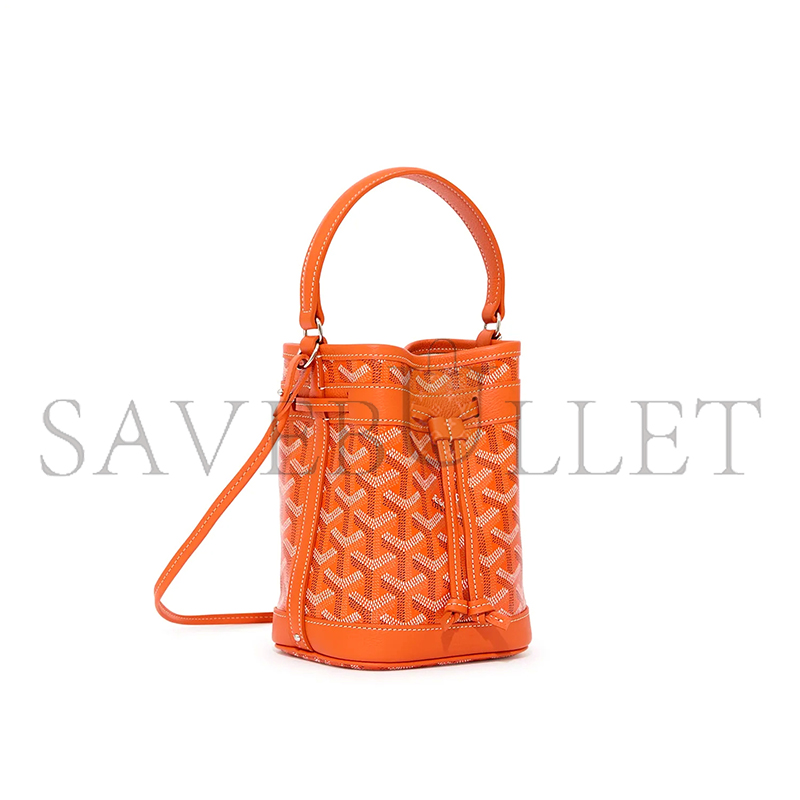 GOYARD PETIT FLOT MINI BUCKET BAG PEFLOTMINTY07CL07P (17.5*12*10cm)