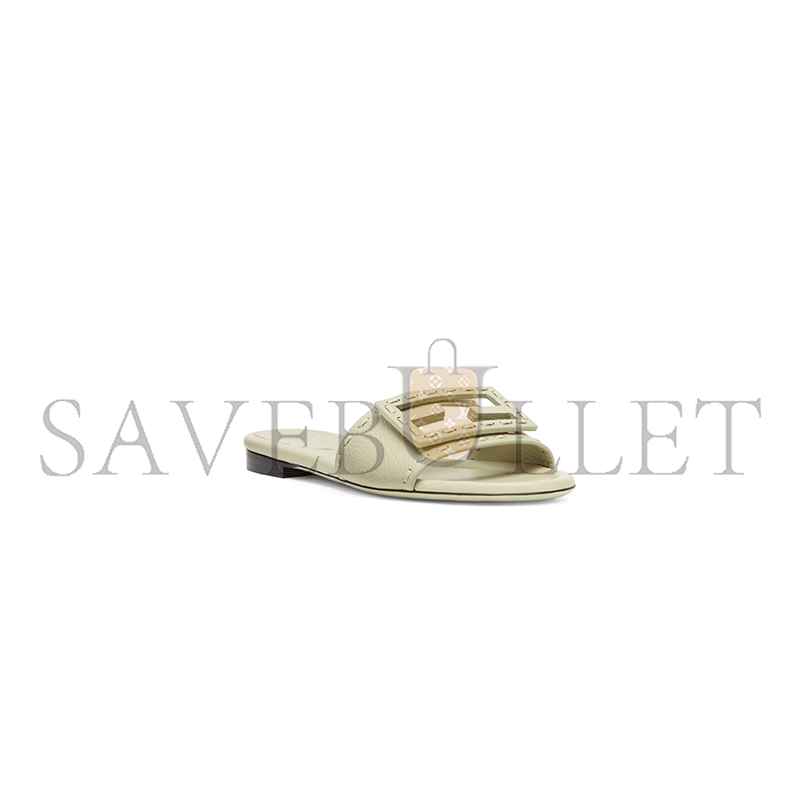FENDI BAGUETTE GREEN SELLERIA SLIDES 8R8136AQY2F1STV FENDI BAGUETTE GREEN SELLERIA SLIDES 8R8136AQY2F1STV