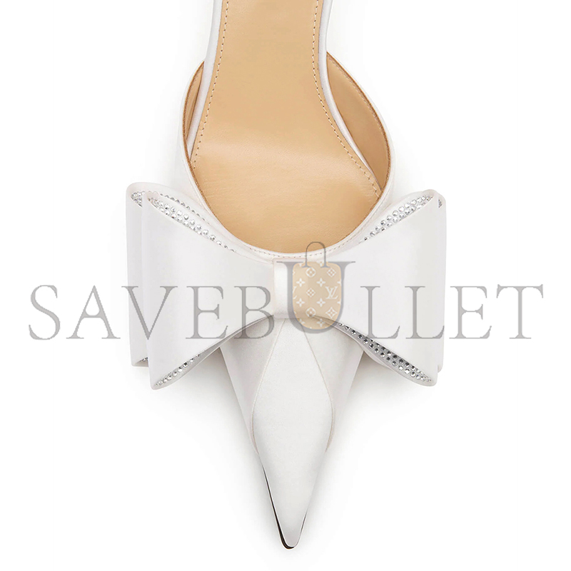MACH & MACH LE CADEAU SATIN SLINGBACKS PF23S0296CRP011 MACH & MACH LE CADEAU SATIN SLINGBACKS PF23S0296CRP011