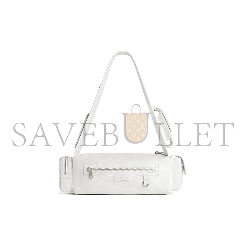 BALENCIAGA SUPERBUSY SLING BAG XS IN WHITE 762516210C89104 (32*12*10cm)