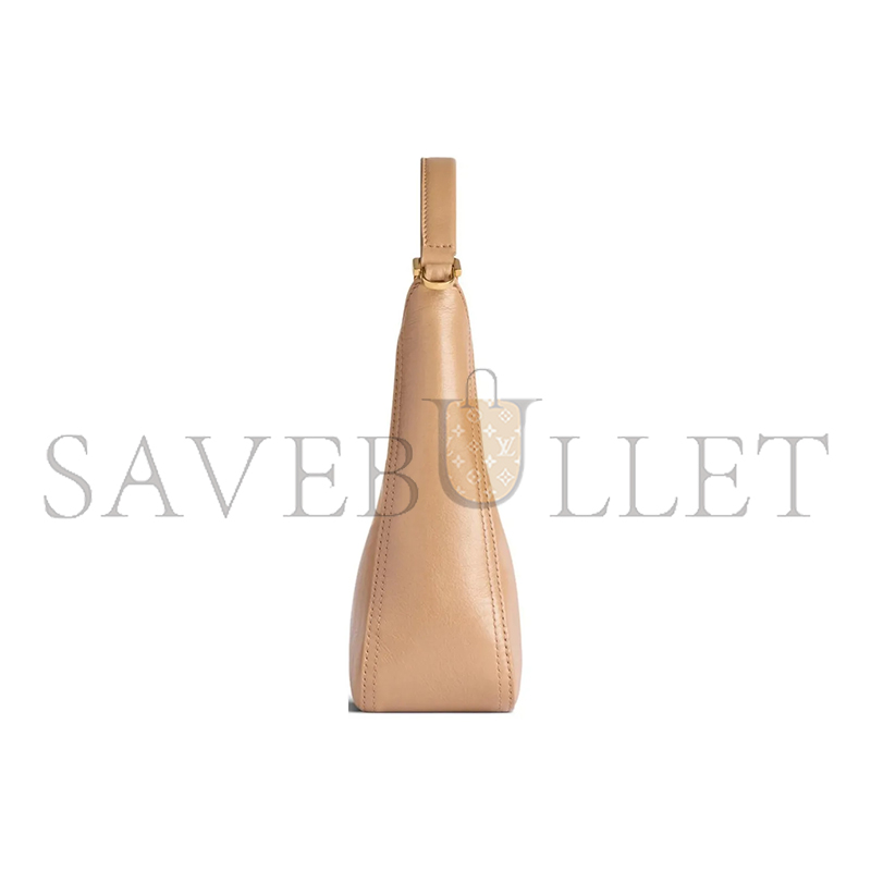 BALENCIAGA WOMEN'S BB SOFT HOBO BAG SMALL IN NUDE 8019282ABEC2621 (20.5*20*6.8cm)