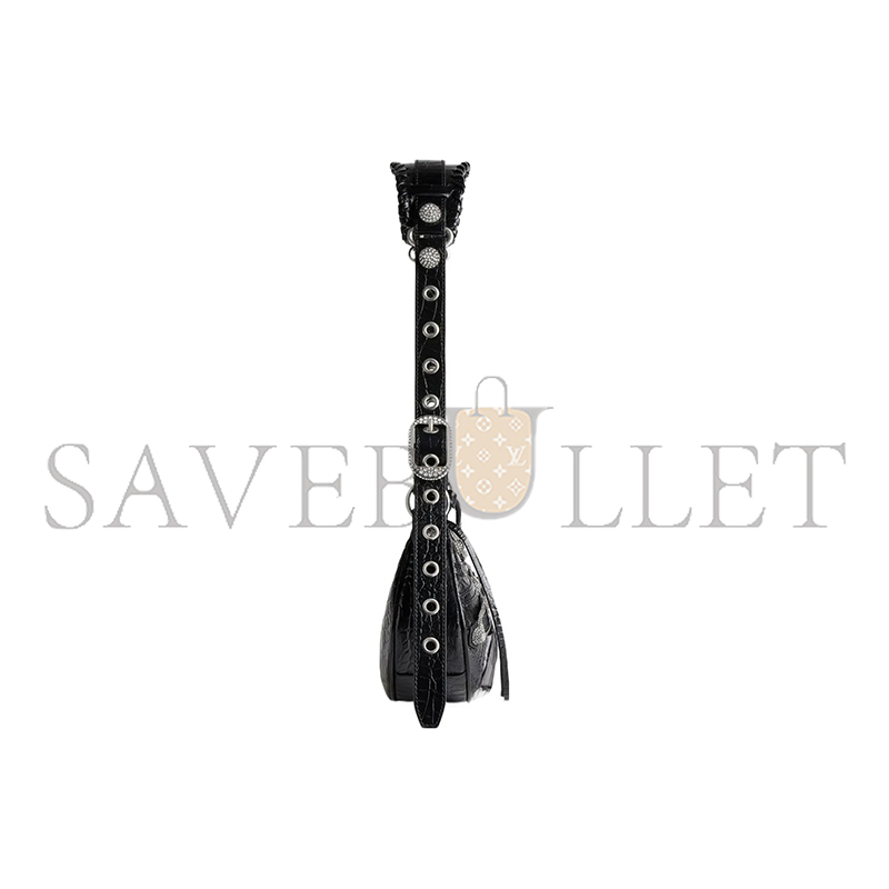 BALENCIAGA WOMEN'S LE CAGOLE SHOULDER BAG XS IN BLACK 67130923EJY1000 (25.9*16*9.9cm)