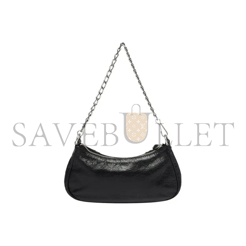 BALENCIAGA WOMEN'S LE CAGOLE CHAIN BAG MINI IN BLACK 6958141VG9Y1000 (20.8*13*4.3cm)