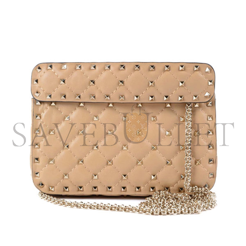 VALENTINO SMALL NAPPA ROCKSTUD SPIKE BAG W2B0123NAPWU1 (20*11.5*5cm)