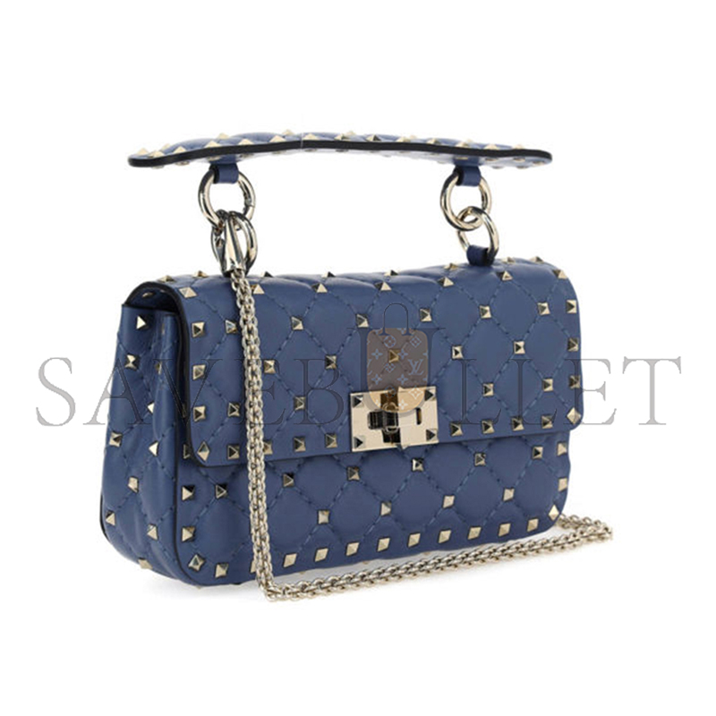 VALENTINO SMALL NAPPA ROCKSTUD SPIKE BAG W2B0123NAPWU4 (20*11.5*5cm)
