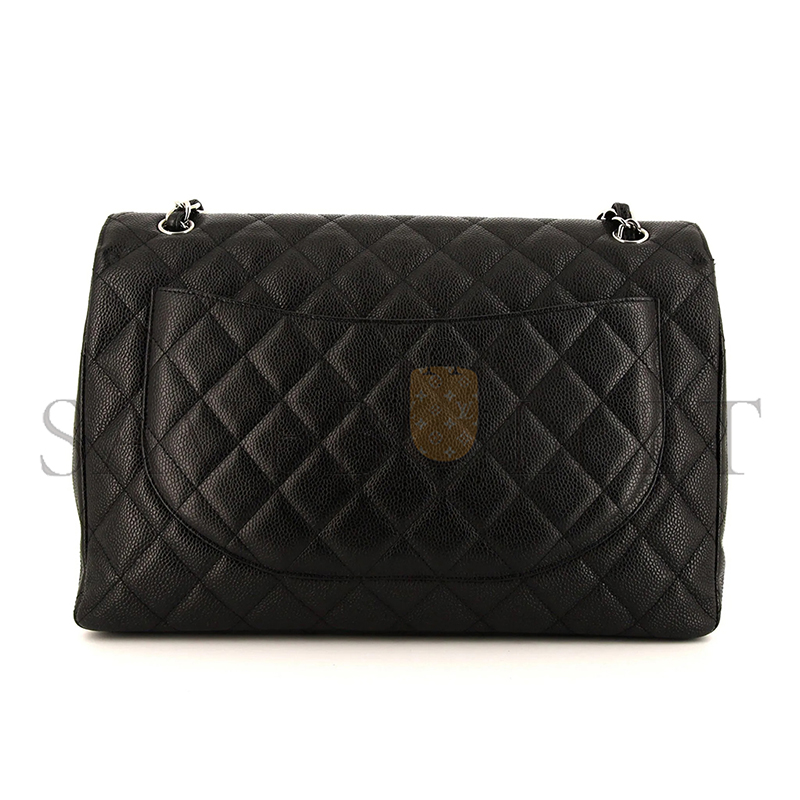 CHANEL MASTER JUMBO CLASSIC CAVIAR EXTRA LARGE DOUBLE FLAP SHOULDER BAG 239627 (33*23*10cm)