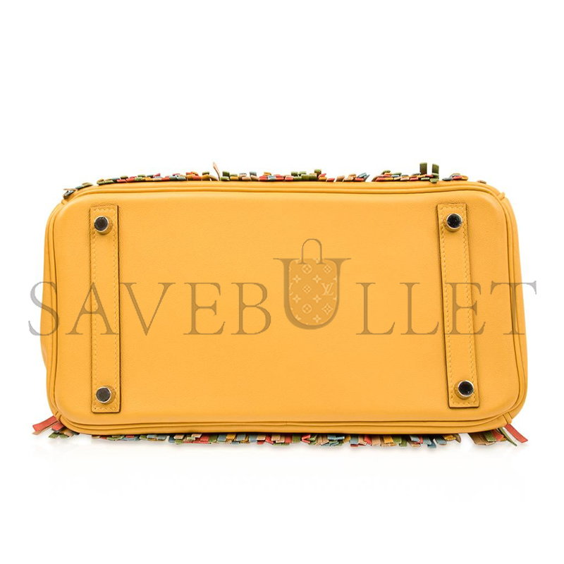 HERMES MASTER BIRKIN 30 TOGO HSS SOLEIL MULTI COLOUR FRINGE 588742 (30*21*15cm)