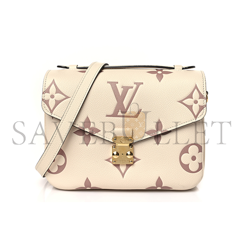 LOUIS VUITTON METIS MONOGRAM SHOULDER BAG IN WHITE AND BEIGE M45596 (25*19*7cm)