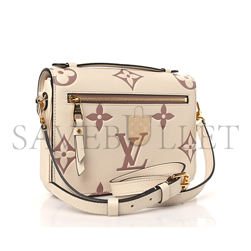 LOUIS VUITTON METIS MONOGRAM SHOULDER BAG IN WHITE AND BEIGE M45596 (25*19*7cm)