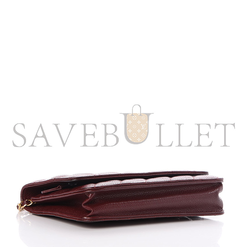 CHANEL CLASSIC WALLET ON CHAIN GRAINED SHINY CALFSKIN AP4241 (19.5*12*4cm) 