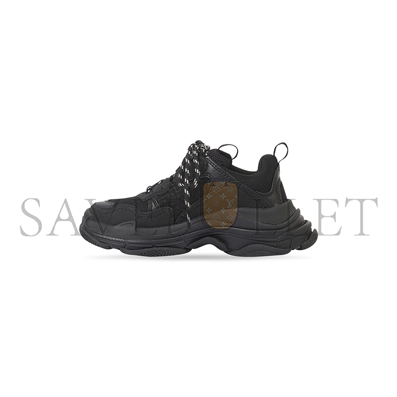 BALENCIAGA KIDS - TRIPLE S SNEAKER IN BLACK 654251W2CA41000 BALENCIAGA KIDS - TRIPLE S SNEAKER IN BLACK 654251W2CA41000