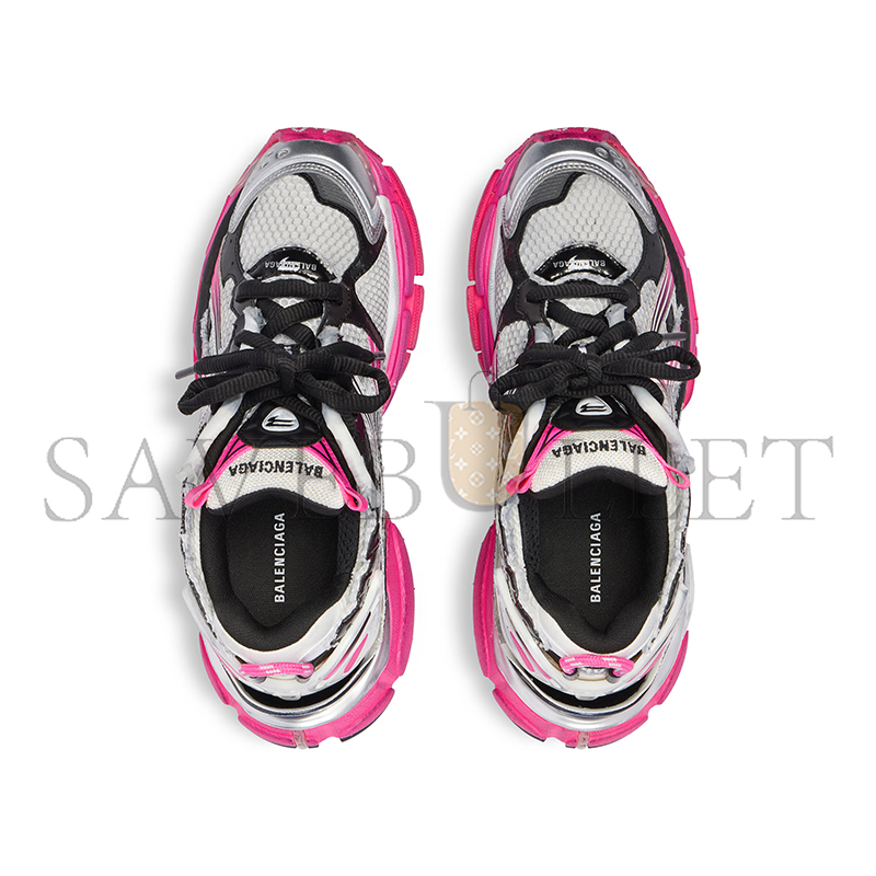 BALENCIAGA WOMEN'S RUNNER GRADIENT SNEAKER IN WHITEPINKBLACK 772767WRUNG9155 BALENCIAGA WOMEN'S RUNNER GRADIENT SNEAKER IN WHITEPINKBLACK 772767WRUNG9155