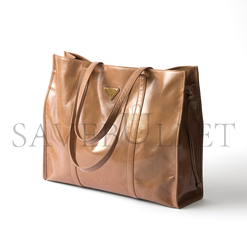 PRADA LARGE LEATHER TOTE BAG 1BG460 (39*31*10cm) PRADA LARGE LEATHER TOTE BAG 1BG460 (39*31*10cm)