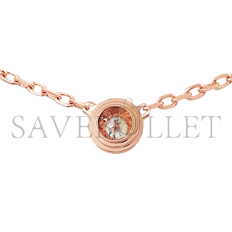 CARTIER D'AMOUR NECKLACE XS ROSE GOLD, DIAMOND B7224516