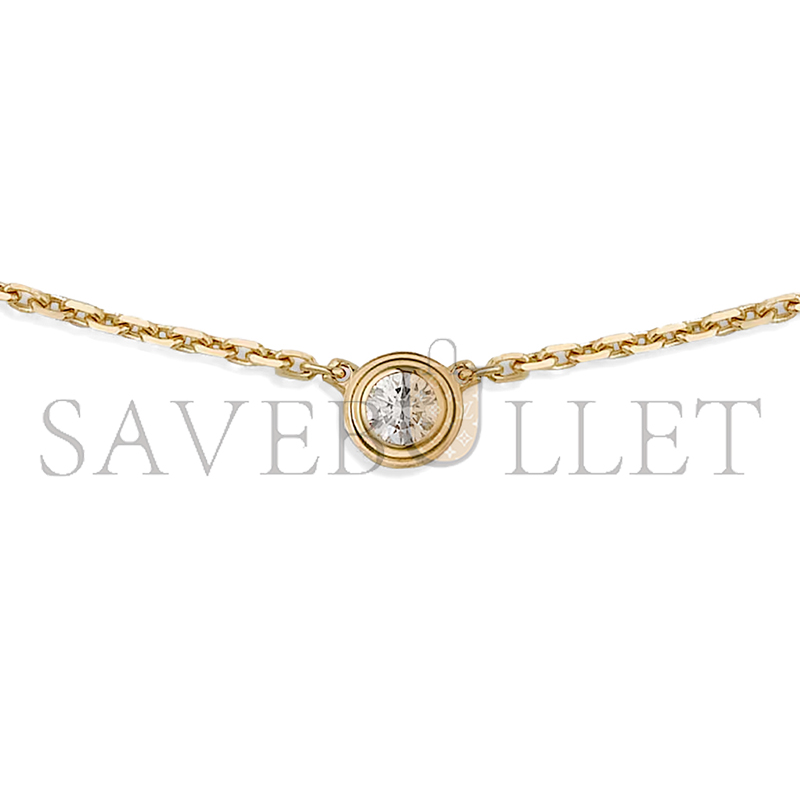 CARTIER D'AMOUR NECKLACE XS YELLOW GOLD, DIAMOND B7224517