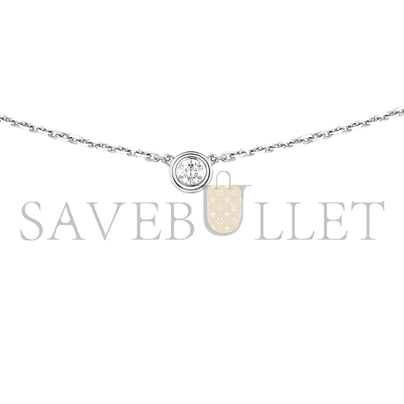 CARTIER D'AMOUR NECKLACE XS WHITE GOLD, DIAMOND B7224515