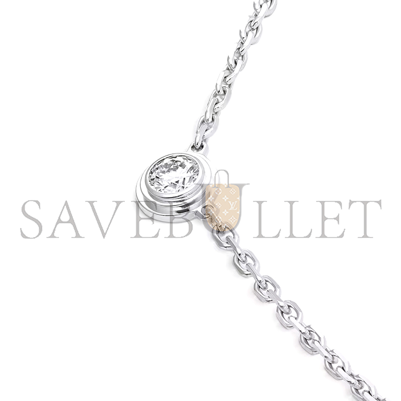 CARTIER D'AMOUR NECKLACE XS WHITE GOLD, DIAMOND B7224515