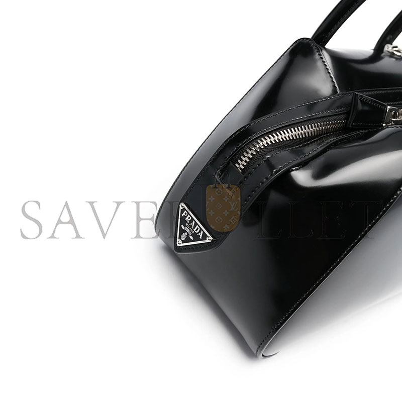 PRADA SUPERNOVA BRUSHED LEATHER TOTE BAG 1BA366 (21*14*11cm)