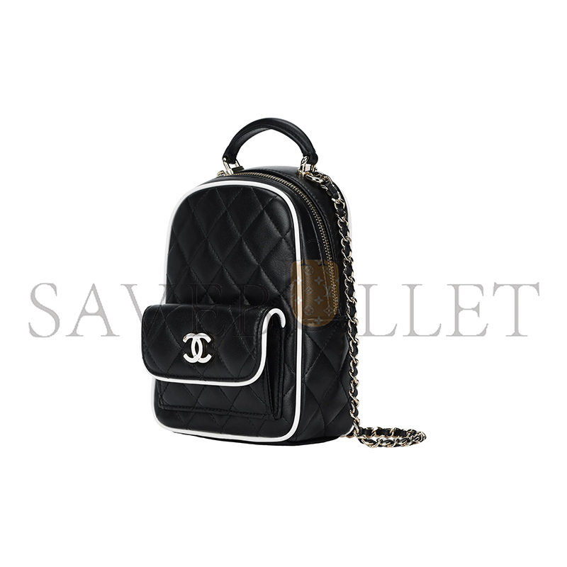 CHANEL MASTER 25P MINI LAMBSKIN BACKPACK AP4514 (18*13*9cm)