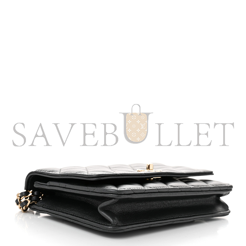CHANEL MASTER WALLET ON CHAIN WITH CHARMS AP4537 (19*12*3.5cm)