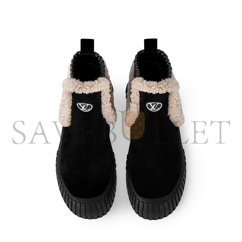 LOUIS VUITTON RUBY FLAT ANKLE BOOT 1AGWFG LOUIS VUITTON RUBY FLAT ANKLE BOOT 1AGWFG