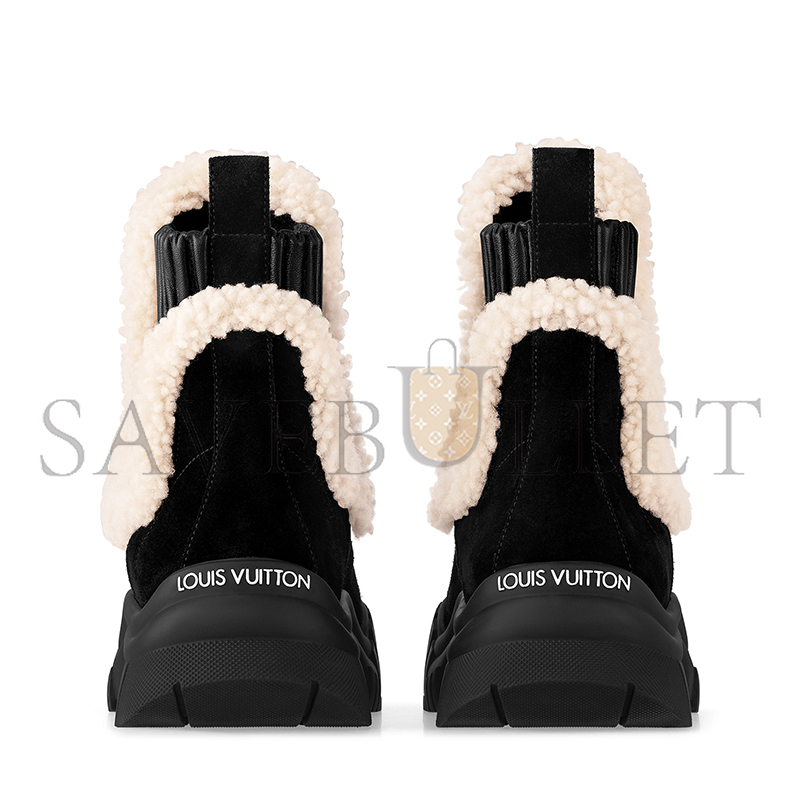 LOUIS VUITTON RUBY FLAT ANKLE BOOT 1AGWFG LOUIS VUITTON RUBY FLAT ANKLE BOOT 1AGWFG