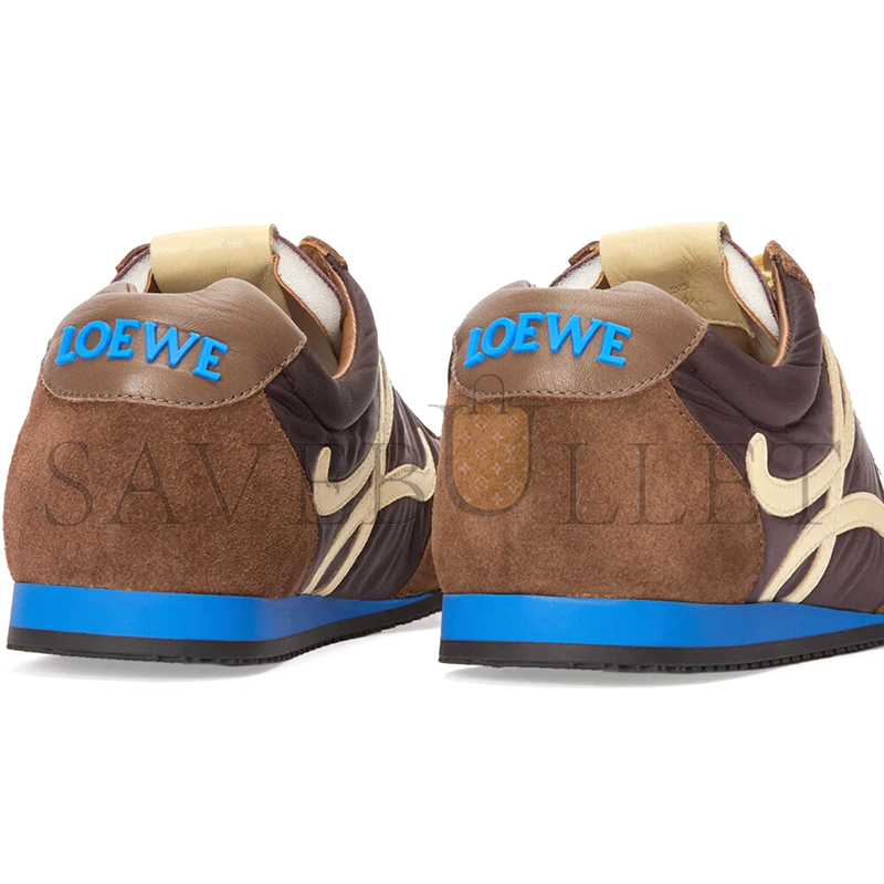 LOEWE BALLET RUNNER 2.0 IN NYLON AND CALFSKIN MBR2282X01 LOEWE BALLET RUNNER 2.0 IN NYLON AND CALFSKIN MBR2282X01