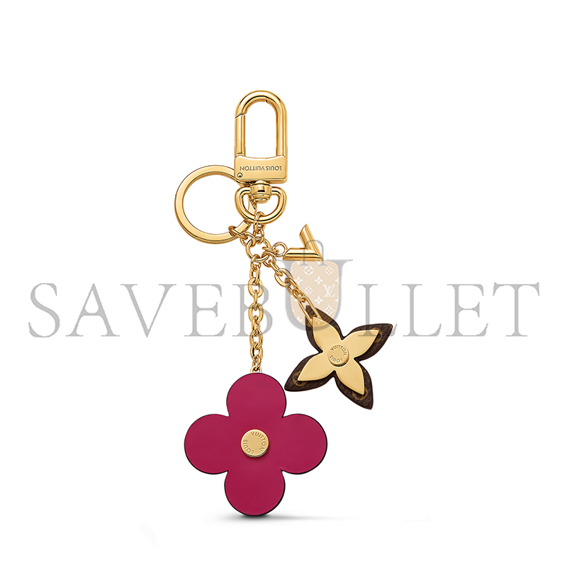 LOUIS VUITTON BLOOMING FLOWERS BAG CHARM AND KEY HOLDER M63084 LOUIS VUITTON BLOOMING FLOWERS BAG CHARM AND KEY HOLDER M63084